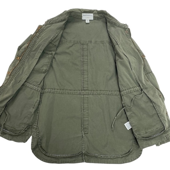 ANTHROPOLOGIE Marrakech Cargo Utility Jacket in Army Green Size S - Picture 6 of 10